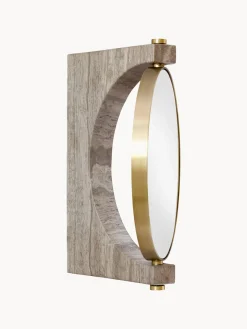 Audo Copenhagen Espejo tocador redondo de mármol de pared Pepe^ Espejos De Maquillaje|Jarrones