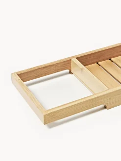 Westwing Collection Estante de bañera de bambú Kit^ Accesorios De Baño|Jarrones