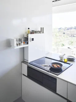 Yamazaki Estante de cocina extraíble de metal Tower^ Almacenaje De Cocina