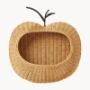 Ferm Living Kids Estante de pared artesanal de ratán Apple^Niños Estanterías Infantiles|Decoración Infantil
