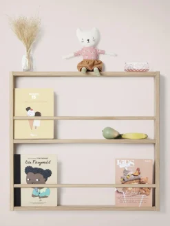 Kas Kopenhagen Estante de pared artesanal de madera de roble Eli^Niños Decoración Infantil|Estanterías Infantiles