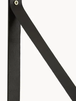 House Nordic Estante de pared con correas de cuero Forno