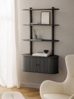 Westwing Collection Estante de pared con frente acanalado Calary^ Estanterías De Pared