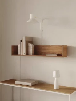 Estante de pared de madera Octavia