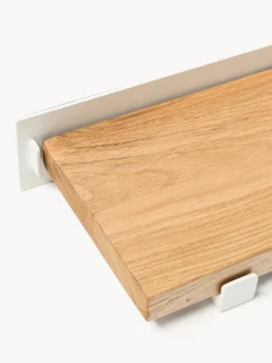 Westwing Collection Estante de pared de madera de roble Ally, 60 cm^ Estanterías De Pared