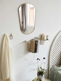 Nordal Estante de pared de metal Brava