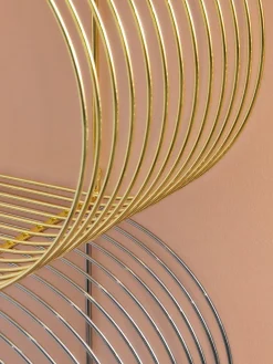 AYTM Estante de pared de metal Curva, 61 cm^ Estanterías De Pared