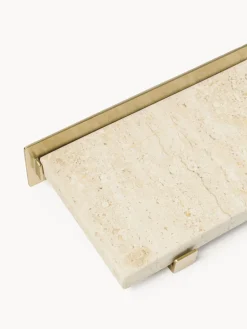 Westwing Collection Estante de pared pequeño de mármol Ally, 40 cm^ Estanterías De Pared