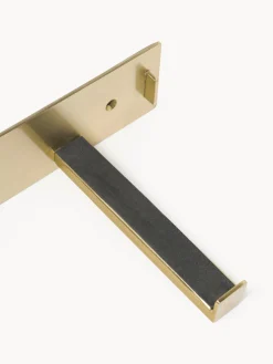 Westwing Collection Estante de pared pequeño de mármol Ally, 40 cm^ Estanterías De Pared