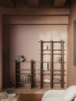 Westwing Collection Estantería alta con elementos de metal Rami^ Librerías|Estanterías De Oficina