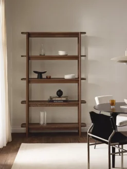 Westwing Collection Estantería alta de madera Libby^ Librerías|Estanterías De Oficina