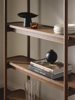 Westwing Collection Estantería alta de madera Libby^ Librerías|Estanterías De Oficina