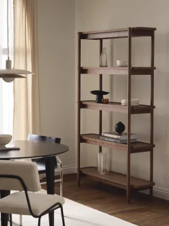 Westwing Collection Estantería alta de madera Libby^ Librerías|Estanterías De Oficina