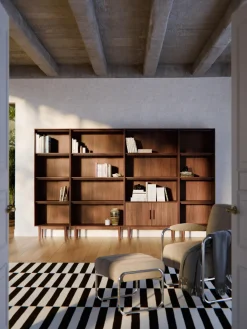 Westwing Collection Estantería alta de madera de mango Paul