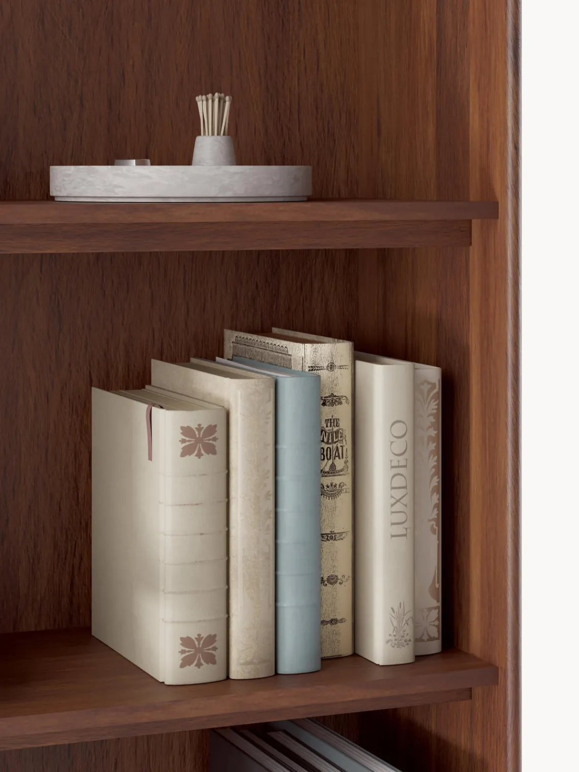 Westwing Collection Estantería alta de madera de mango Paul