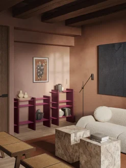 Westwing Collection Estantería con elementos de metal Rami