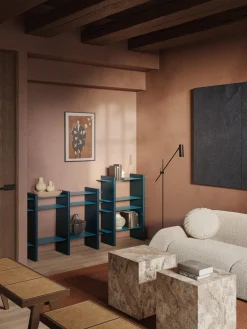 Westwing Collection Estantería con elementos de metal Rami