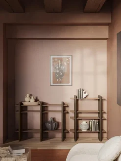 Westwing Collection Estantería con elementos de metal Rami^ Librerías|Estanterías