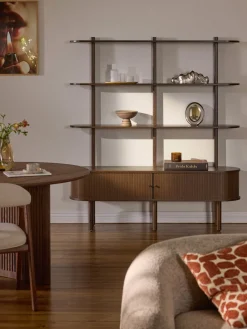 Westwing Collection Estantería con frente acanalado Calary^ Librerías|Estanterías