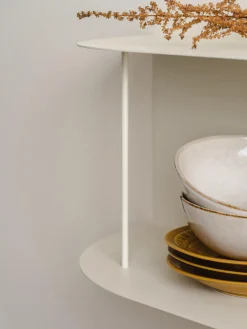 Noo.ma Estantería corta Lina - Piazza Beige^ Estanterías De Pared