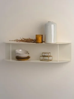 Noo.ma Estantería corta Lina - Piazza Beige^ Estanterías De Pared