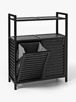 Westwing Collection Estantería de baño de bambú con cestos de ropa Kit^ Armarios De Baño|Estanterías De Baño