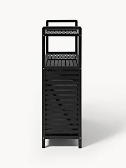 Westwing Collection Estantería de baño de bambú con cestos de ropa Kit^ Armarios De Baño|Estanterías De Baño