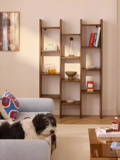 Westwing Collection Estantería de madera de roble Chandler^ Librerías|Estanterías De Oficina