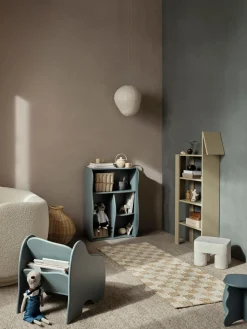 Niños Ferm Living Kids Estantería de madera Slope