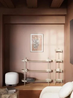 Westwing Collection Estantería de metal estrecha Taru^ Librerías|Estanterías