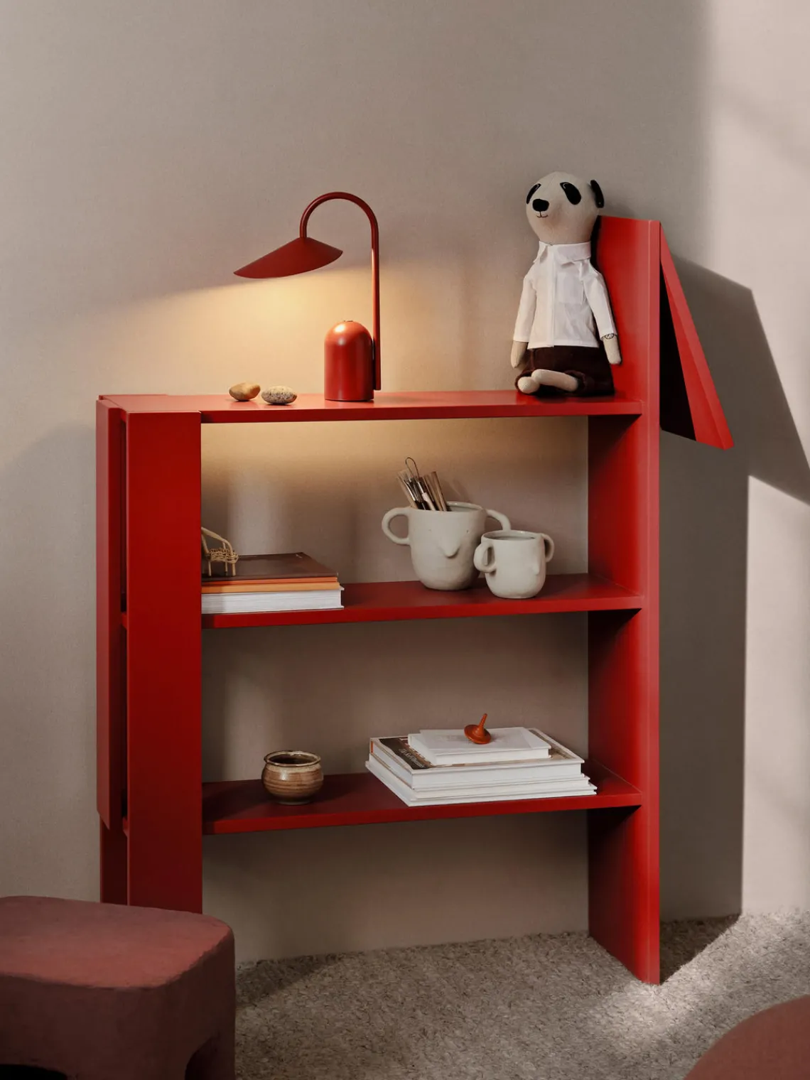 Ferm Living Kids Estantería de metal Horse^Niños Decoración Infantil|Estanterías Infantiles