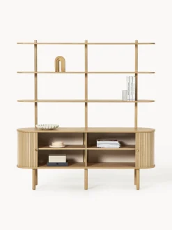 Westwing Collection Estantería grande con frente acanalado Calary