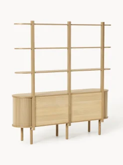 Westwing Collection Estantería grande con frente acanalado Calary