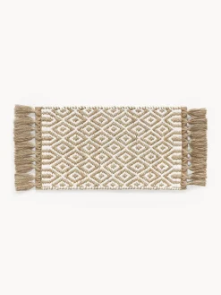 Westwing Collection Felpudo artesanal de yute Ramos