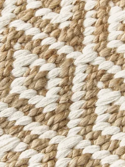 Westwing Collection Felpudo artesanal de yute Ramos