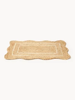 Westwing Collection Felpudo artesanal de yute Fayla^ Felpudos