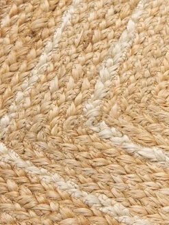 Westwing Collection Felpudo artesanal de yute Fayla^ Felpudos