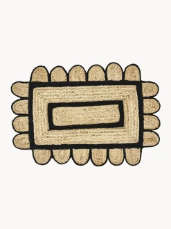 House Doctor Felpudo artesanal de yute Denta^ Felpudos