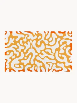 Artsy Doormats Felpudo Orange Blobs