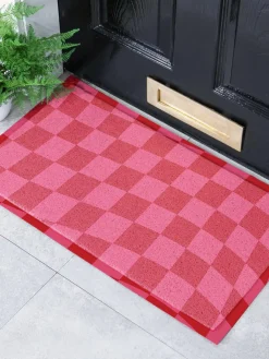 Artsy Doormats Felpudo para interior y exterior Checkerboard