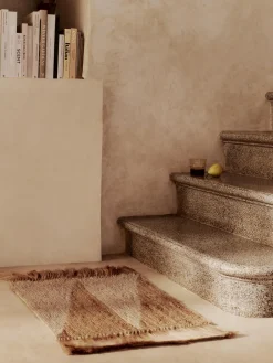 Ferm Living Flepudo de yute tejida a mano Studie^ Felpudos