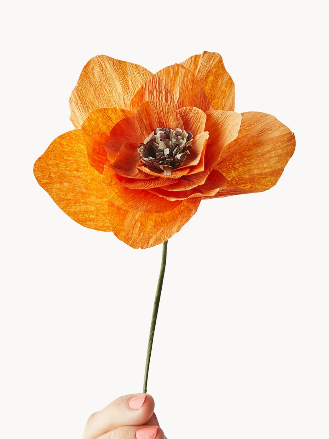 Studio About Flor artificial artesanal Poppy^ Flores Artificiales|Jarrones