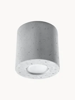 Foco artesanal de cemento Rosalia^ Plafones|Lámparas De Techo