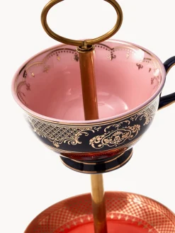 POLSPOTTEN Fuente 3 pisos de porcelana artesanal Grandpa