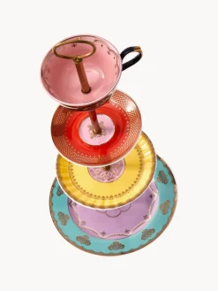 POLSPOTTEN Fuente 3 pisos de porcelana artesanal Grandpa