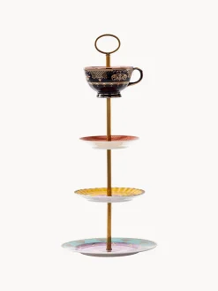 POLSPOTTEN Fuente 3 pisos de porcelana artesanal Grandpa