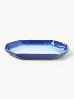 Westwing Collection Fuente artesanal con esmalte reactivo Vinci