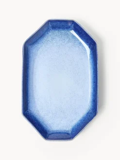 Westwing Collection Fuente artesanal con esmalte reactivo Vinci