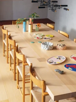 &k Amsterdam Fuente artesanal de dolomita De La Mer, 33 x 20 cm^ Cuencos Y Platos De Servir|Vajillas Completas