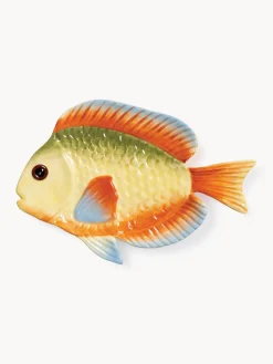 &k Amsterdam Fuente artesanal de dolomita Fish, 26 x 17 cm^ Cuencos Y Platos De Servir|Vajillas Completas